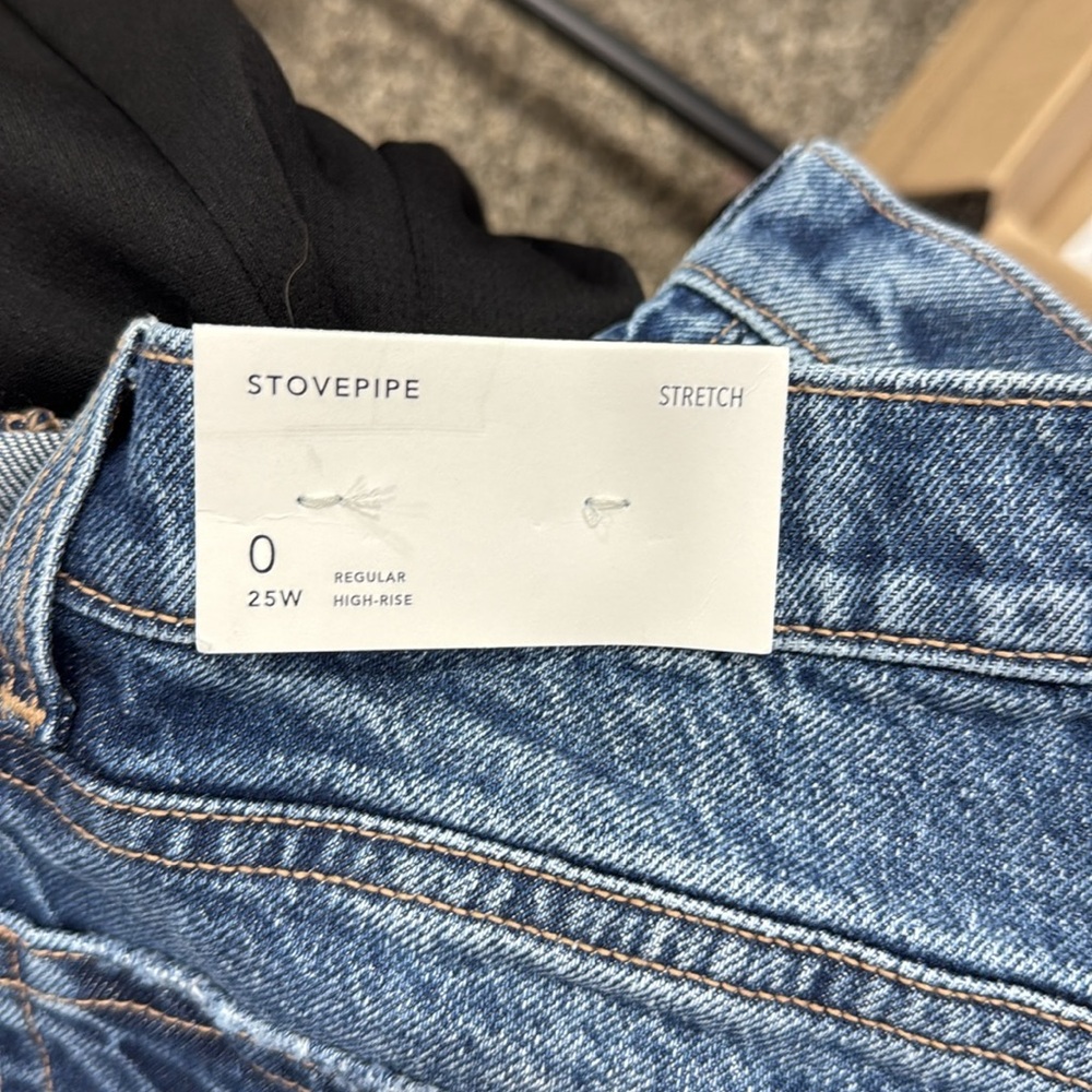 American Eagle Outfitters Blue Wide Leg Jeans - Picture 5 of 5